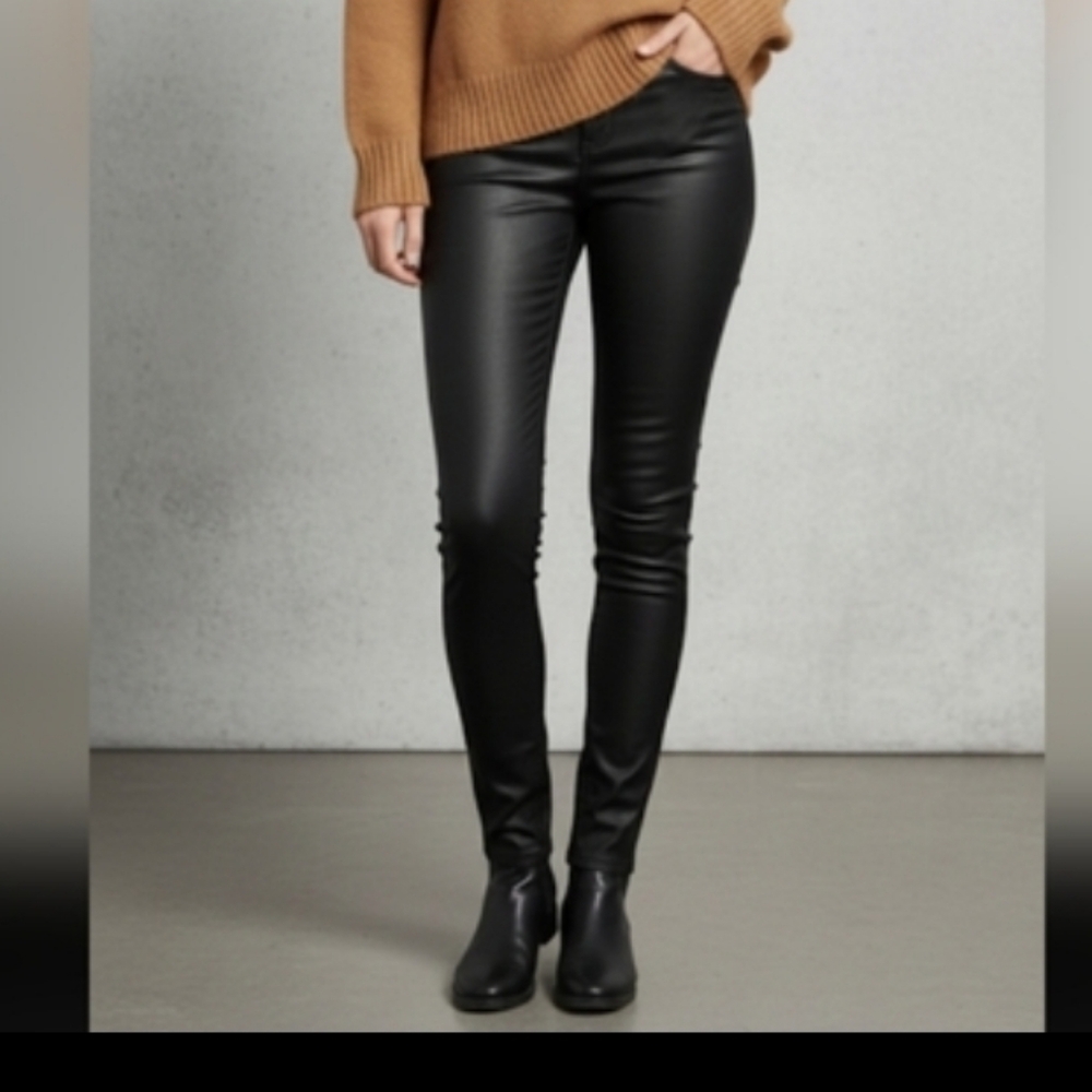 Itsdenim Sleek Black Skinny Stretch Pants – Women’s Size 6